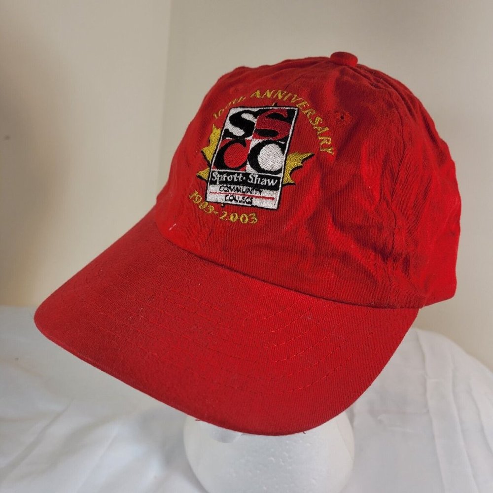 100 Anni Sprott Shaw college Hat Strapback Baseball 2003 Cap Retro Dad Trucker
